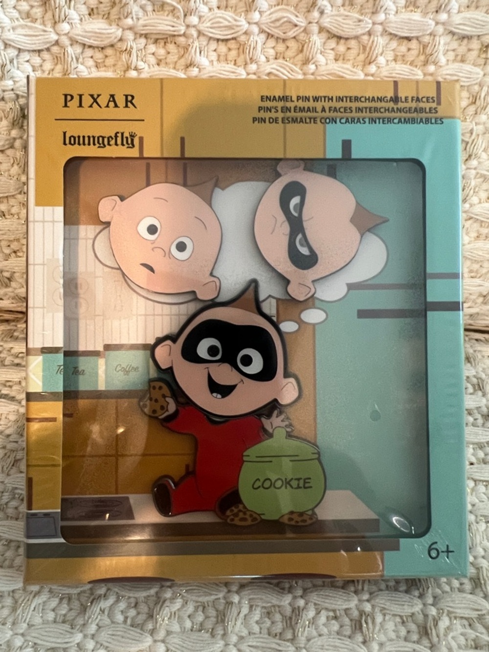 NWT Loungefly Disney Pixar Incredibles Jack Jack Mixed Emotions Pin Set - Picture 4 of 5